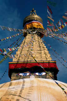 Le stuppa de Bodnath